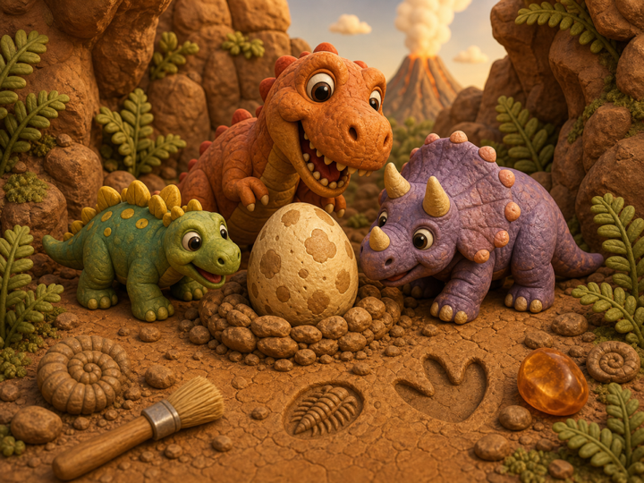 Fossil Clay Dinos pack cover