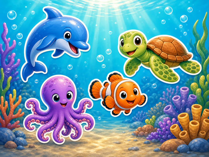 Reef Animals pack cover